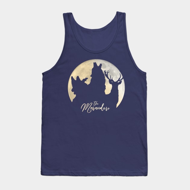 Full Moon on the Grounds Tank Top by polliadesign